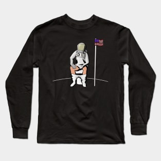 Meditation on the Moon Long Sleeve T-Shirt